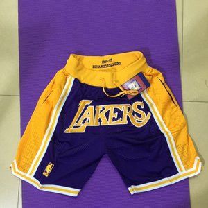 Just Don NBA Los Angeles Lakers Basketball Shorts